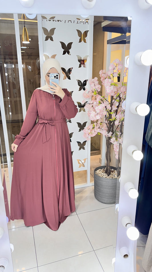 Abaya Crepe Orange 25382