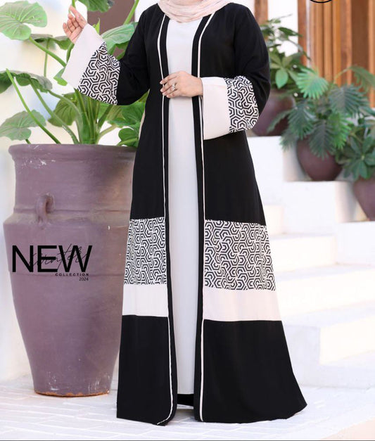 Cardigan Set Crepe Black 25360