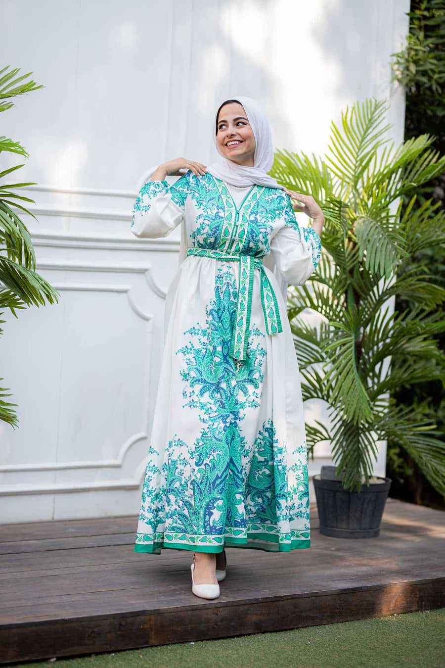 Dress Atlas Green