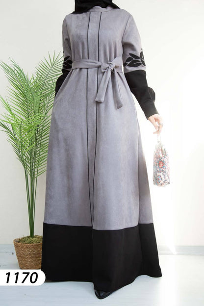 Dress Scuba Suede Gray 20391