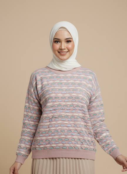 Winter knitted sweater - Chashmere