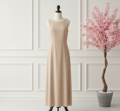 Basic Dress Double Sleeveless