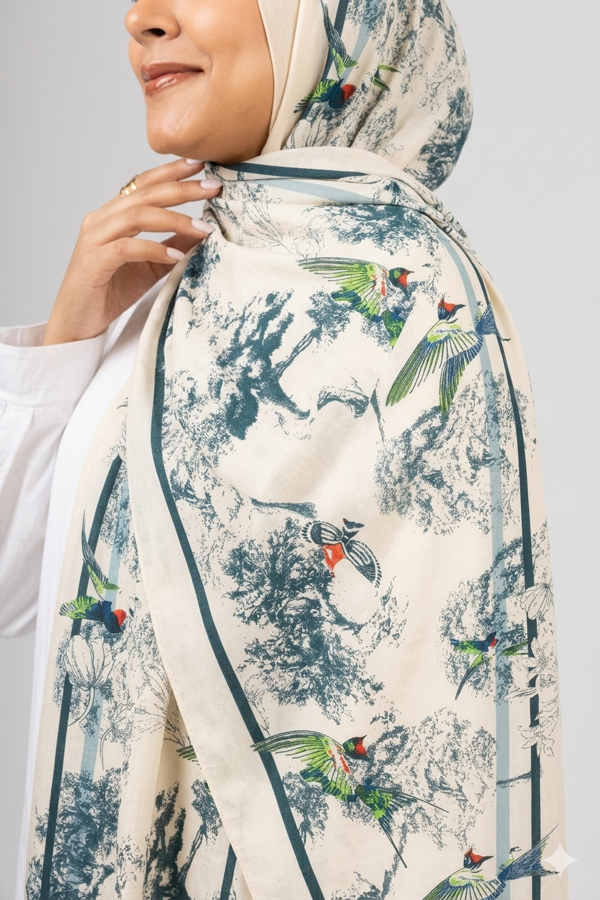 Printed Modal Scarf
