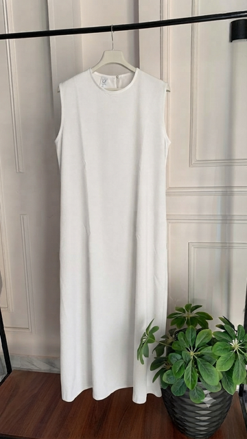 Rosaline Basic Dress -white