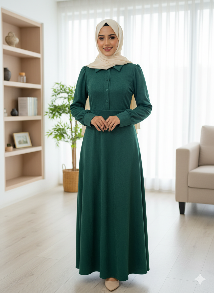 Luminous Suede Dress