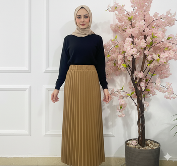 Skirt  Suede Plisse