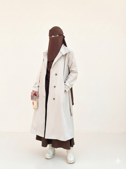 Cozy Waterproof Coat -Beige