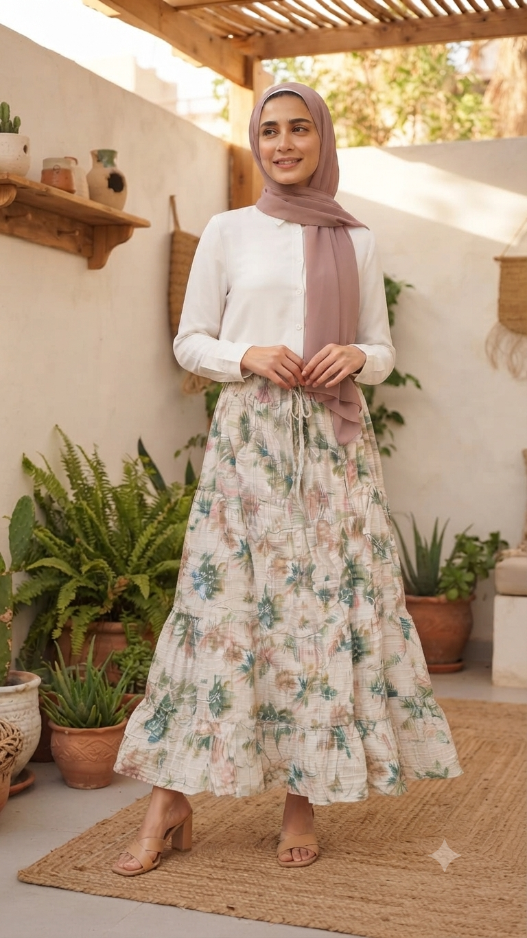 Romance Crinkle Skirt