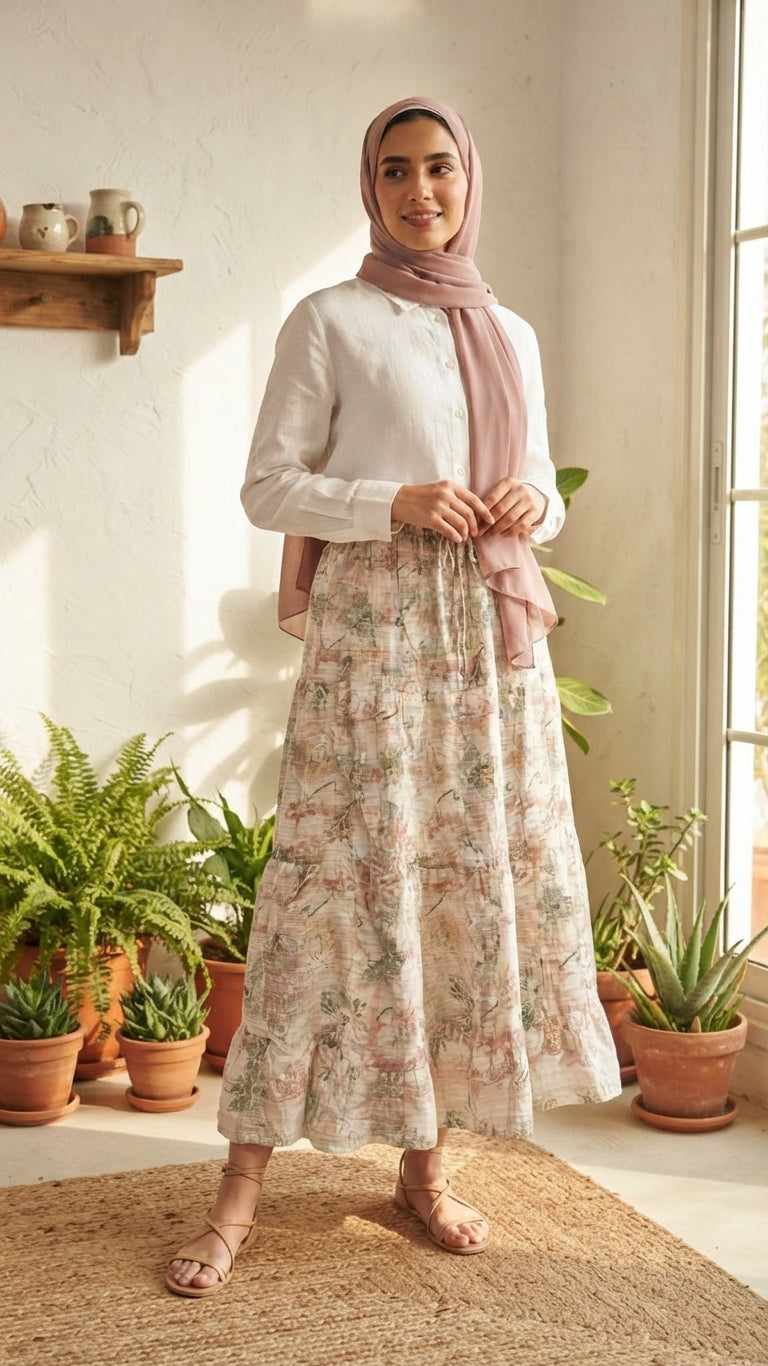Romance Crinkle Skirt