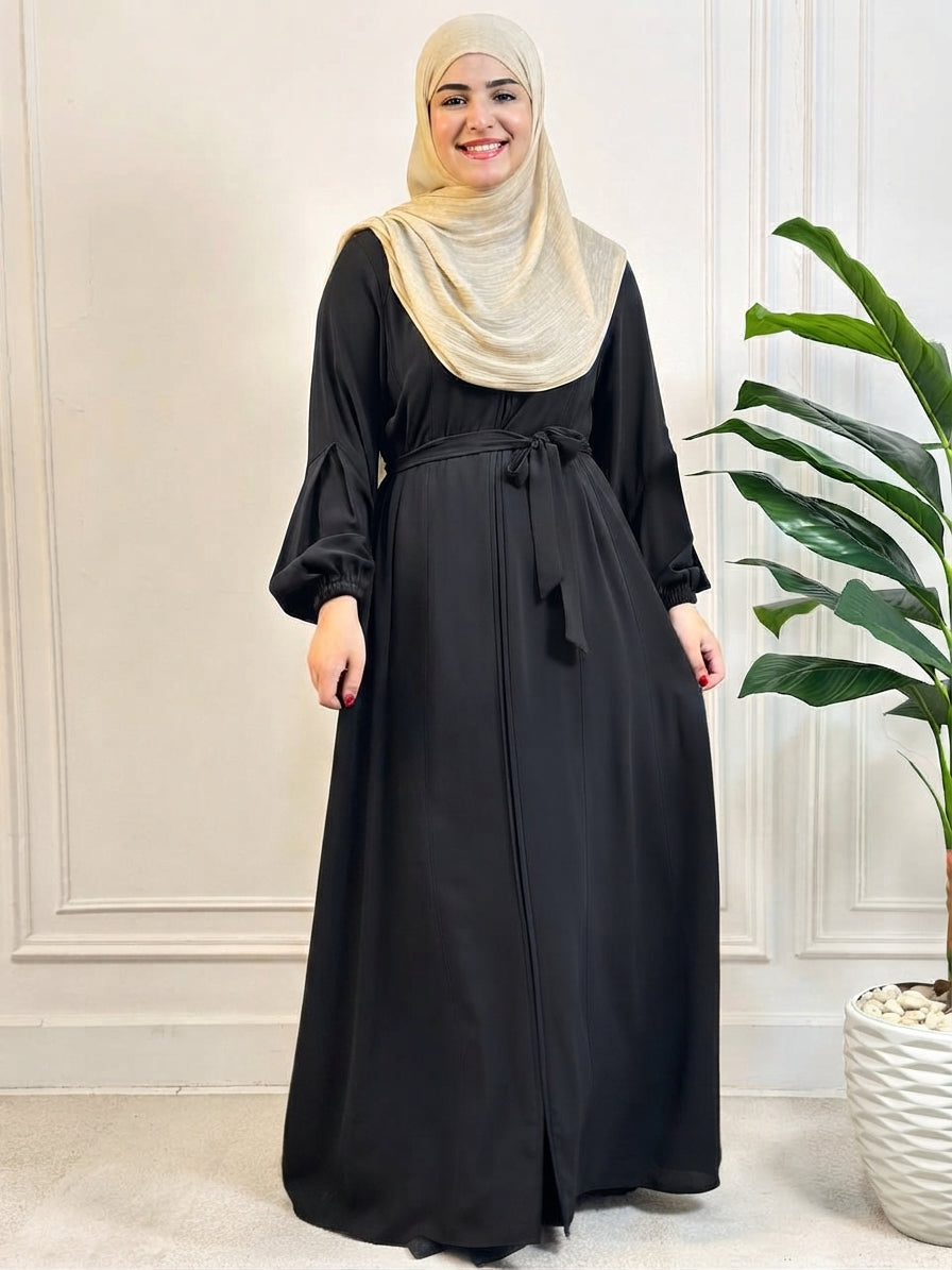 Dima Crepe Dress with Belt