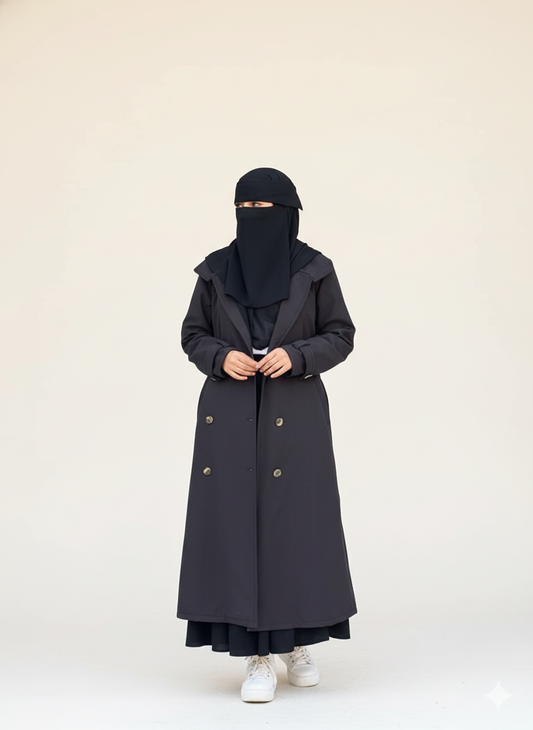 Cozy Waterproof Coat - Black