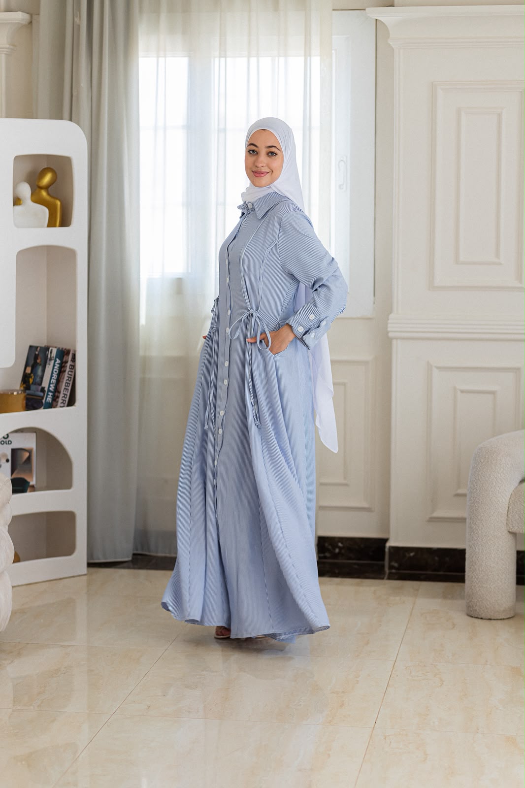 Tabarak dress - blue
