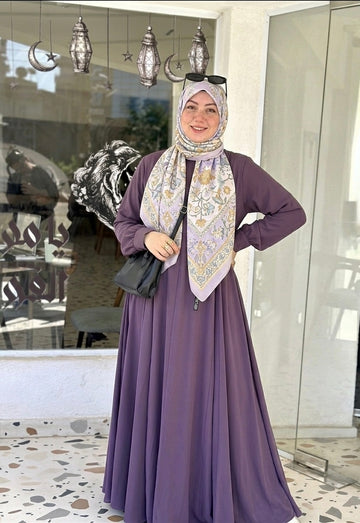 Luna Crepe dress - Lavander