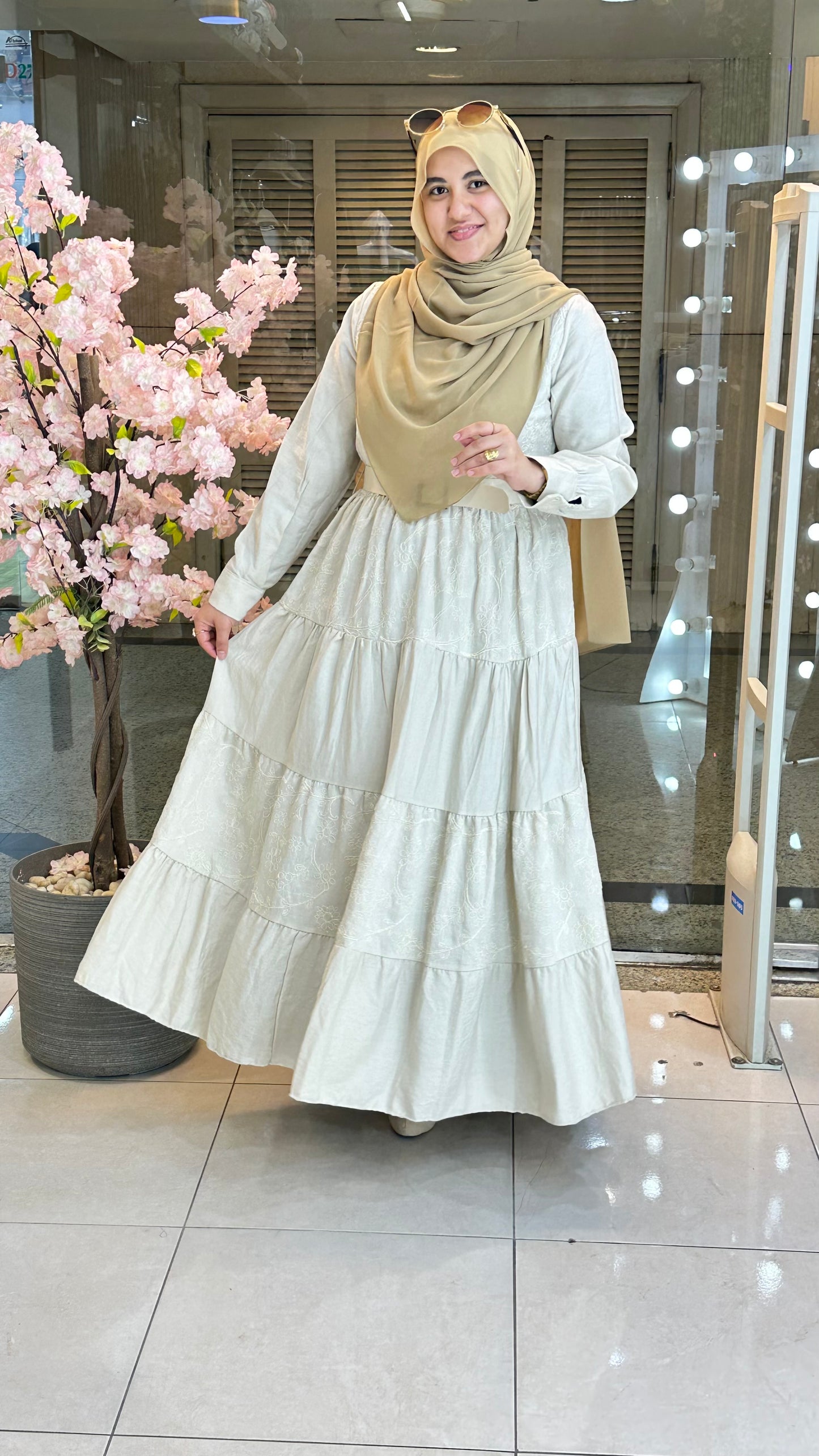 Jood dress -Begie