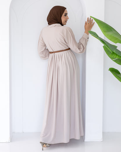 Rosa Crep Plisse Dress