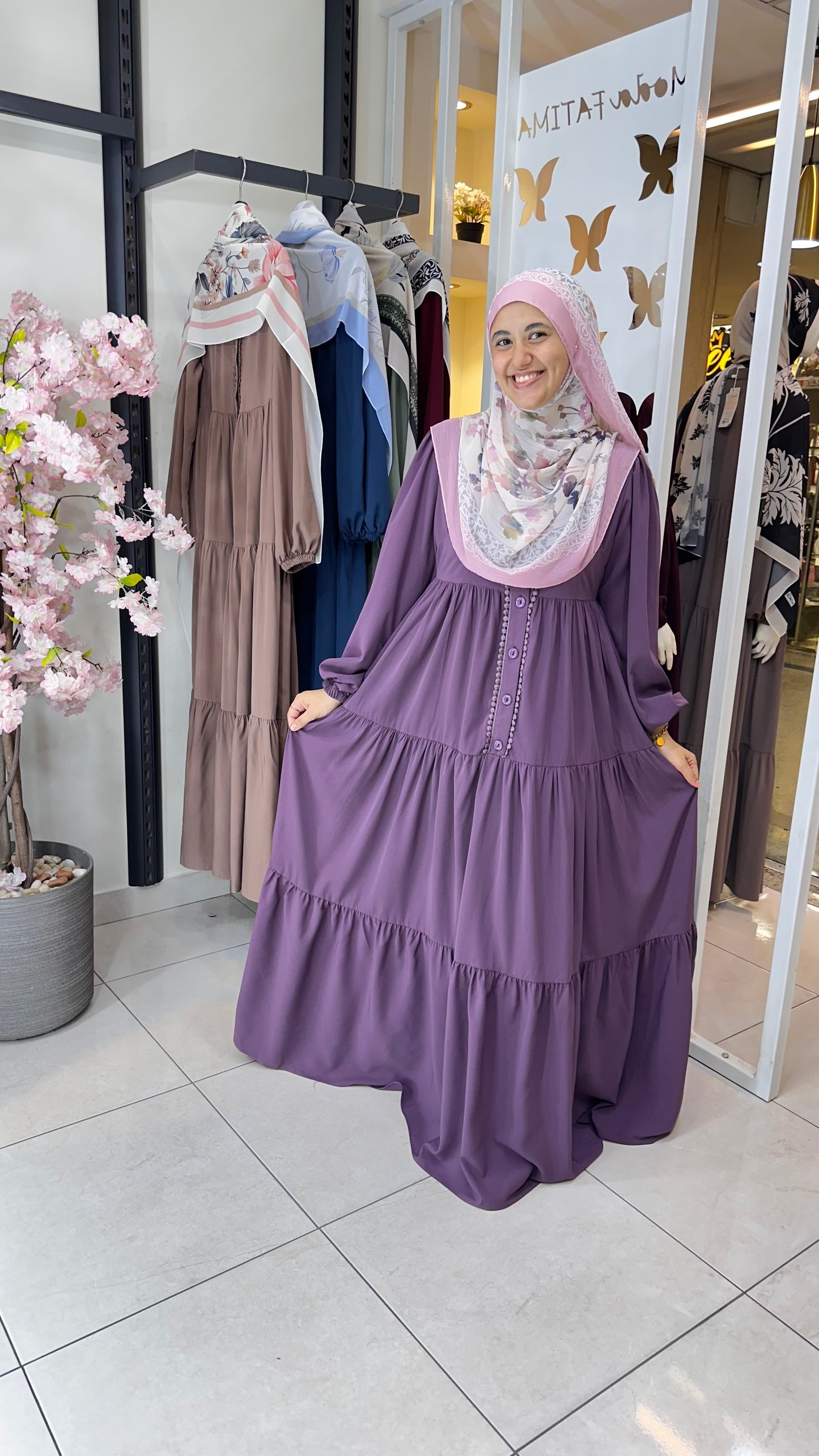 Lumiere Dress purple