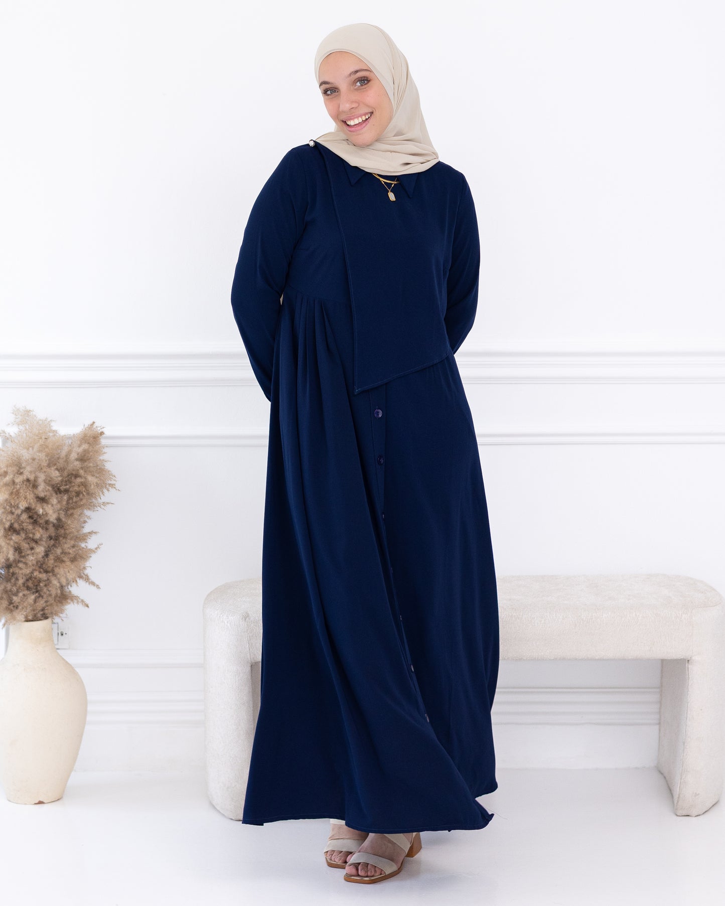 Velmira Medina Ipek Buttons Dress