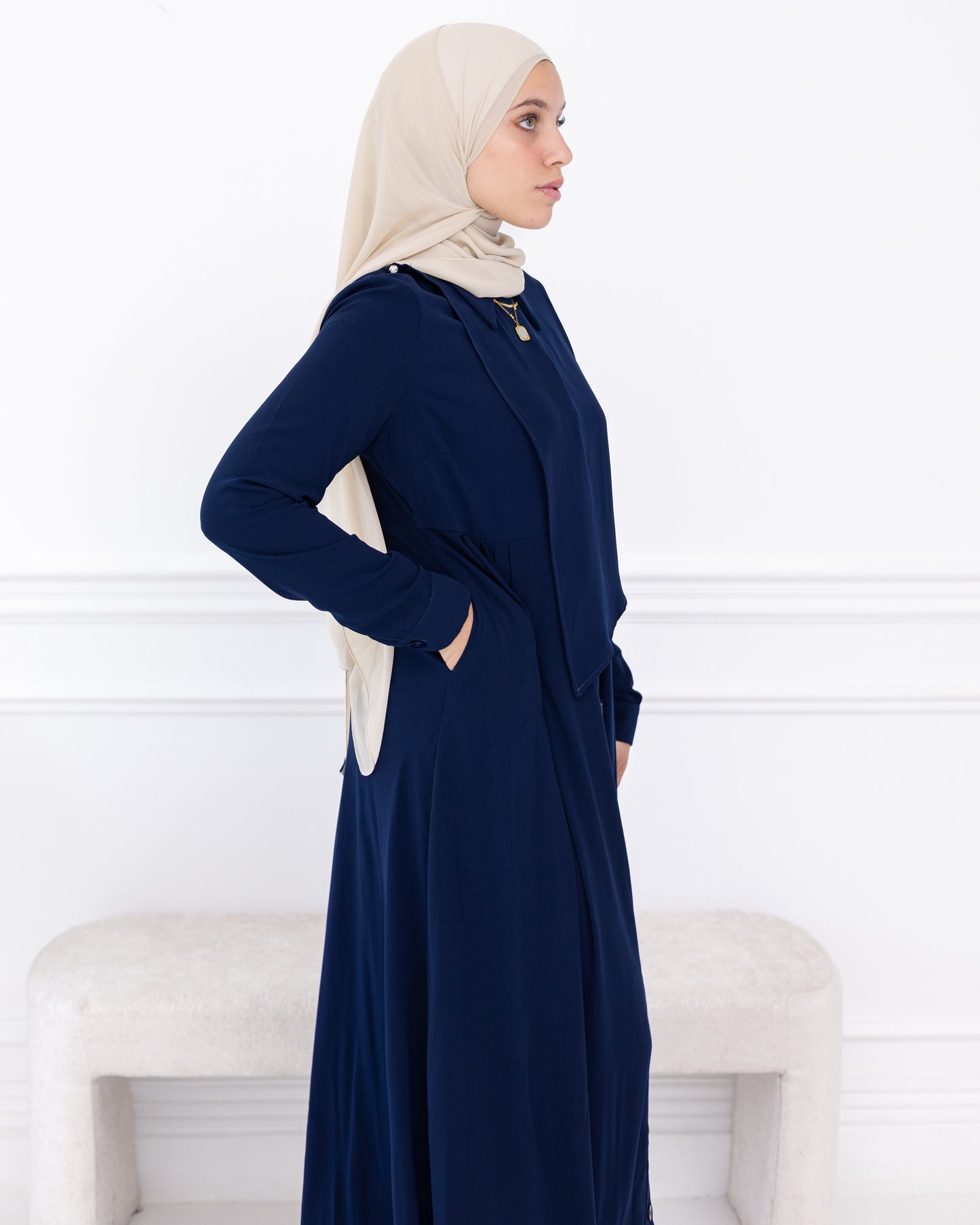 Velmira Medina Ipek Buttons Dress