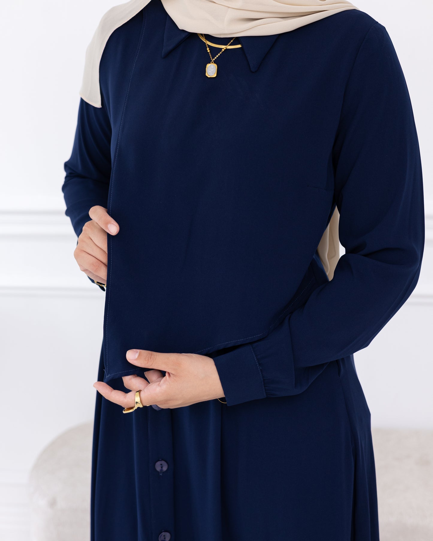 Velmira Medina Ipek Buttons Dress