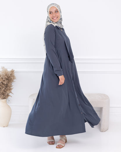 Velmira Medina Ipek Buttons Dress