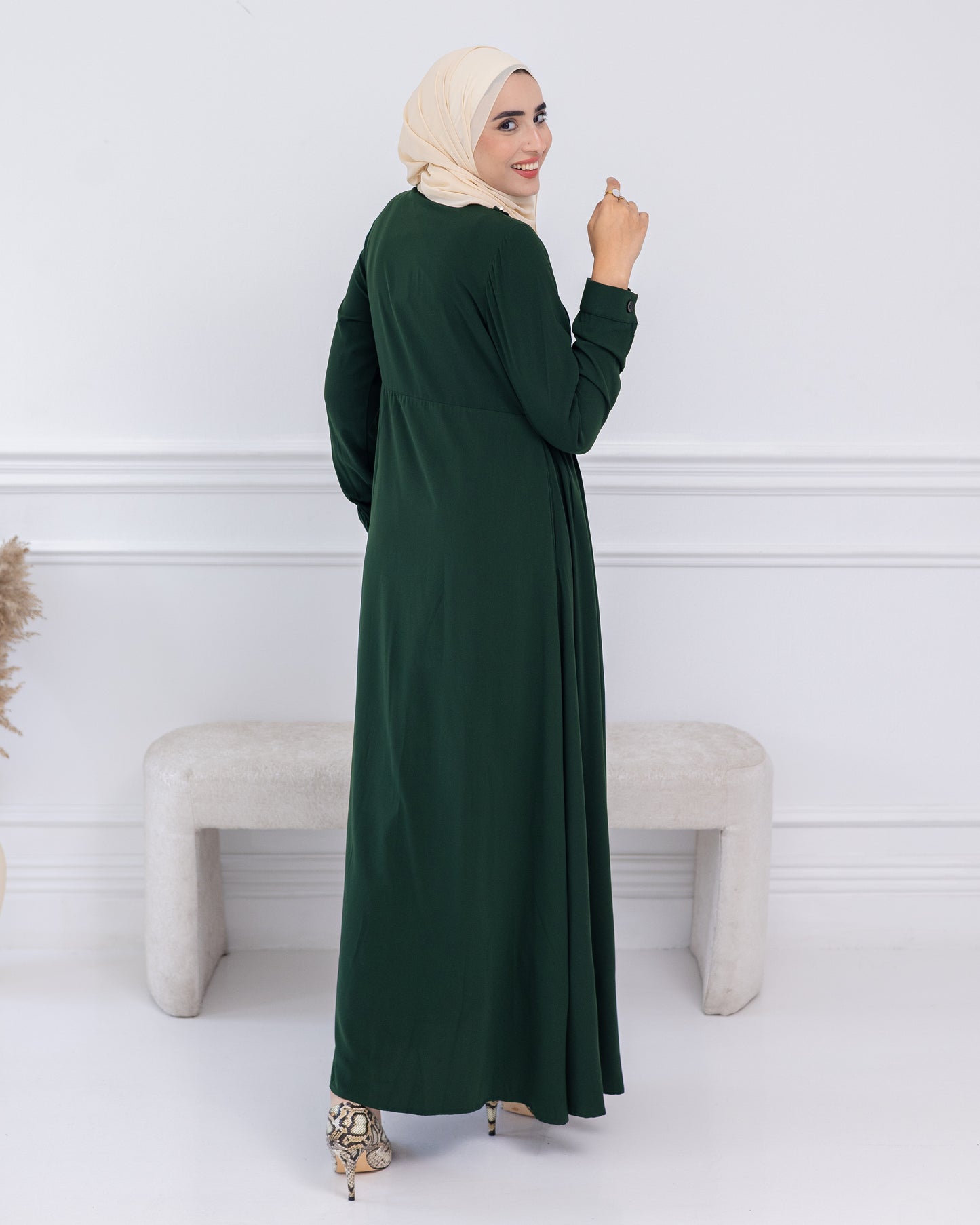 Velmira Medina Ipek Buttons Dress