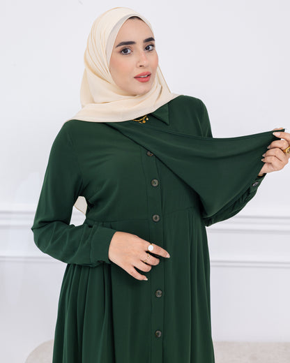 Velmira Medina Ipek Buttons Dress
