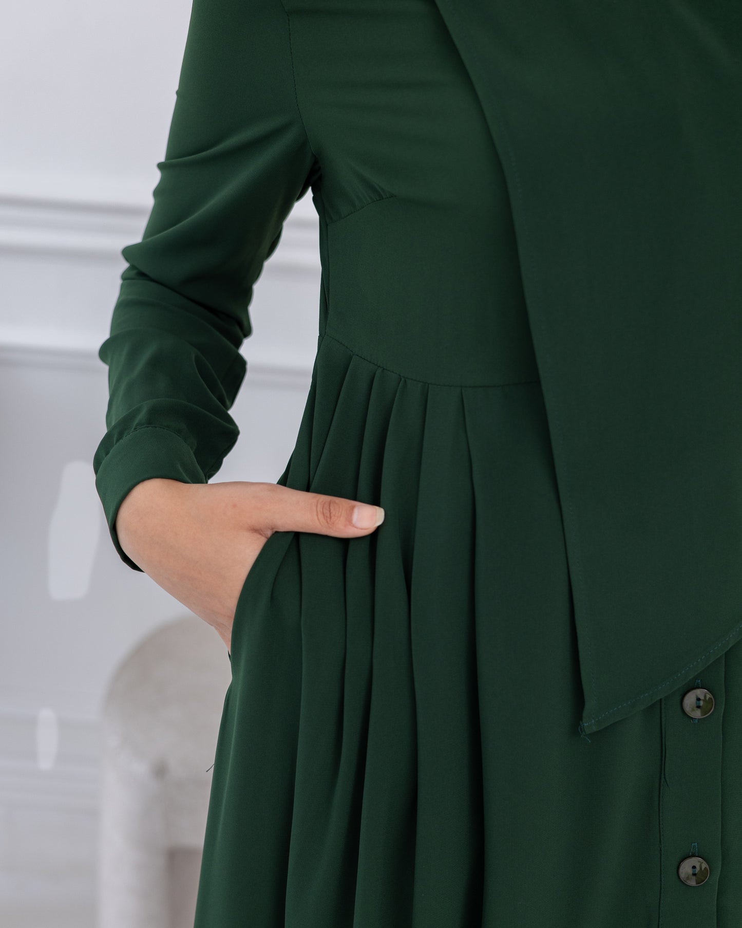 Velmira Medina Ipek Buttons Dress