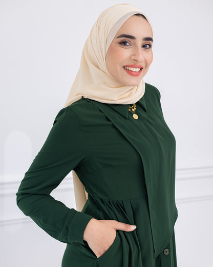 Velmira Medina Ipek Buttons Dress