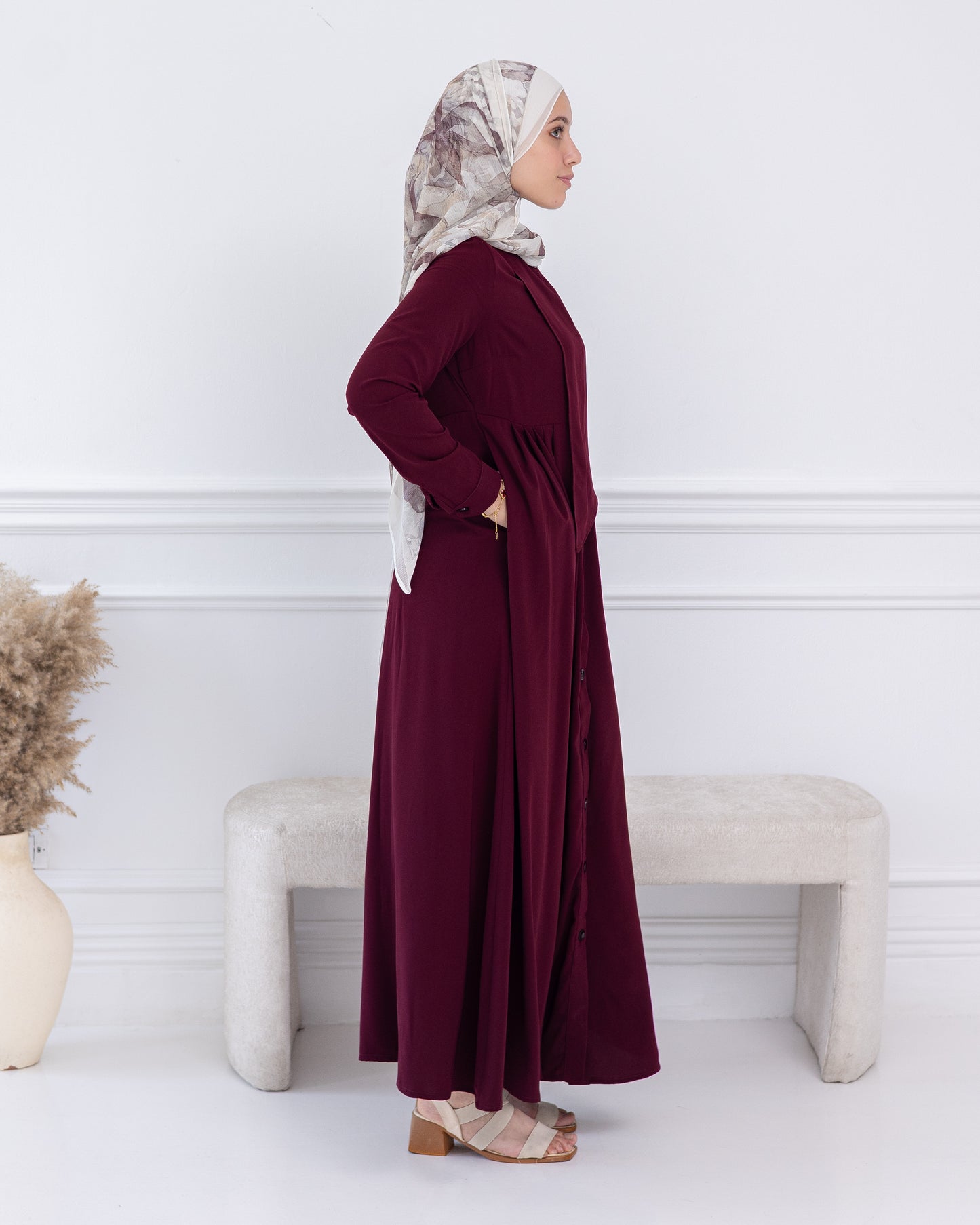 Velmira Medina Ipek Buttons Dress