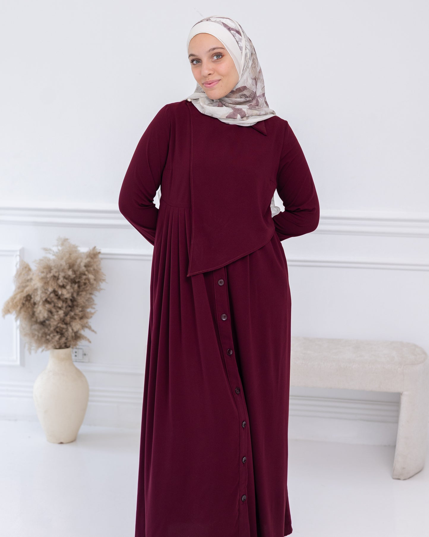 Velmira Medina Ipek Buttons Dress