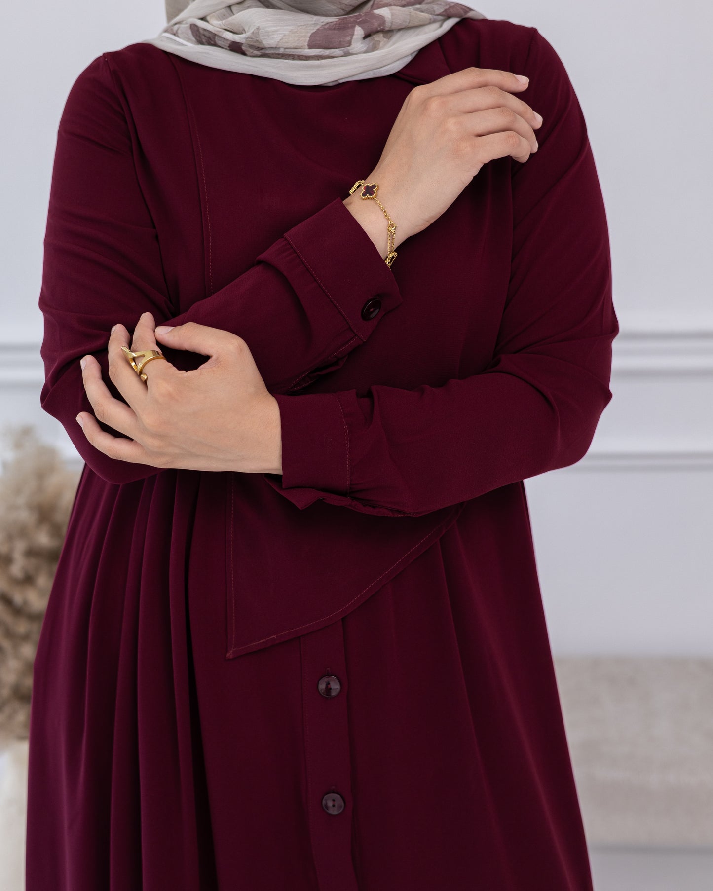 Velmira Medina Ipek Buttons Dress