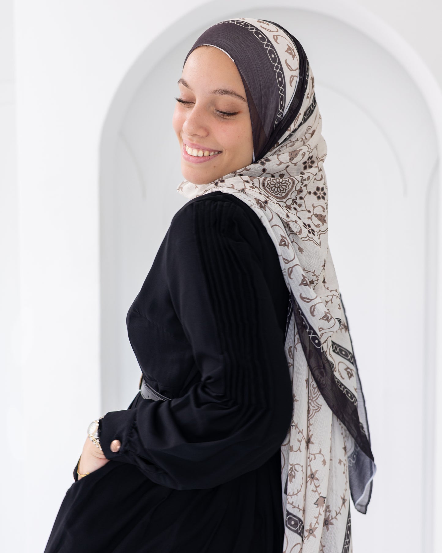 Rosa Crep Plisse Dress