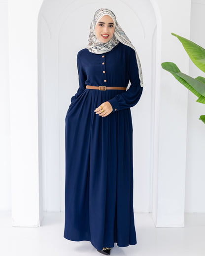Rosa Crep Plisse Dress