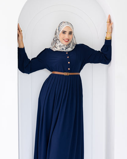Rosa Crep Plisse Dress