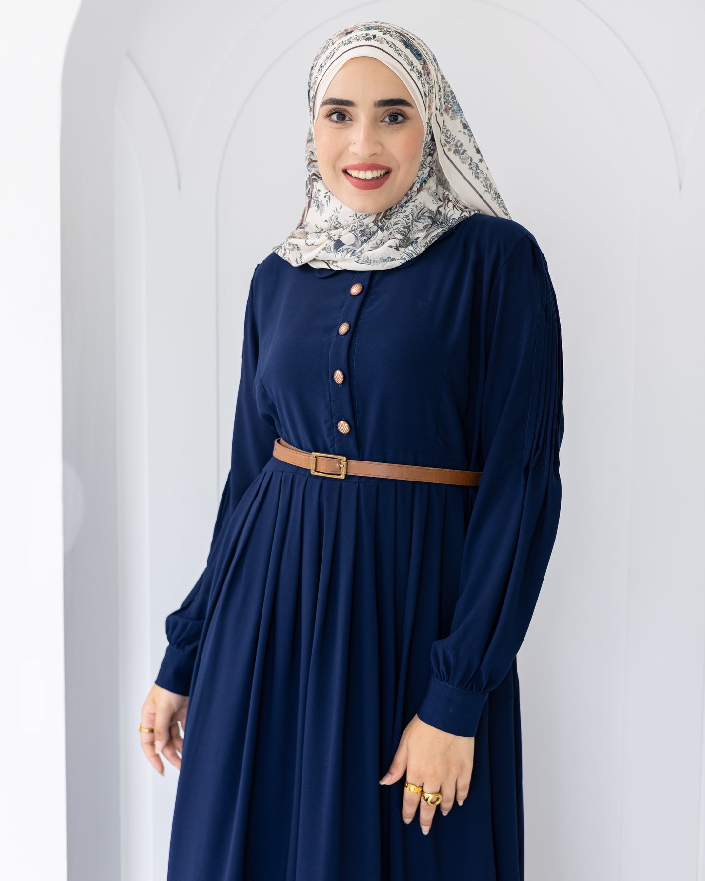 Rosa Crep Plisse Dress