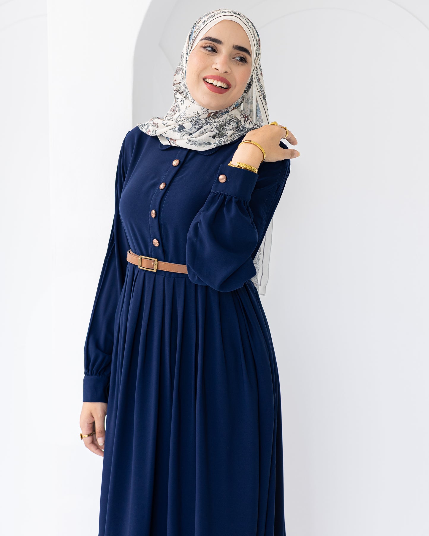 Rosa Crep Plisse Dress