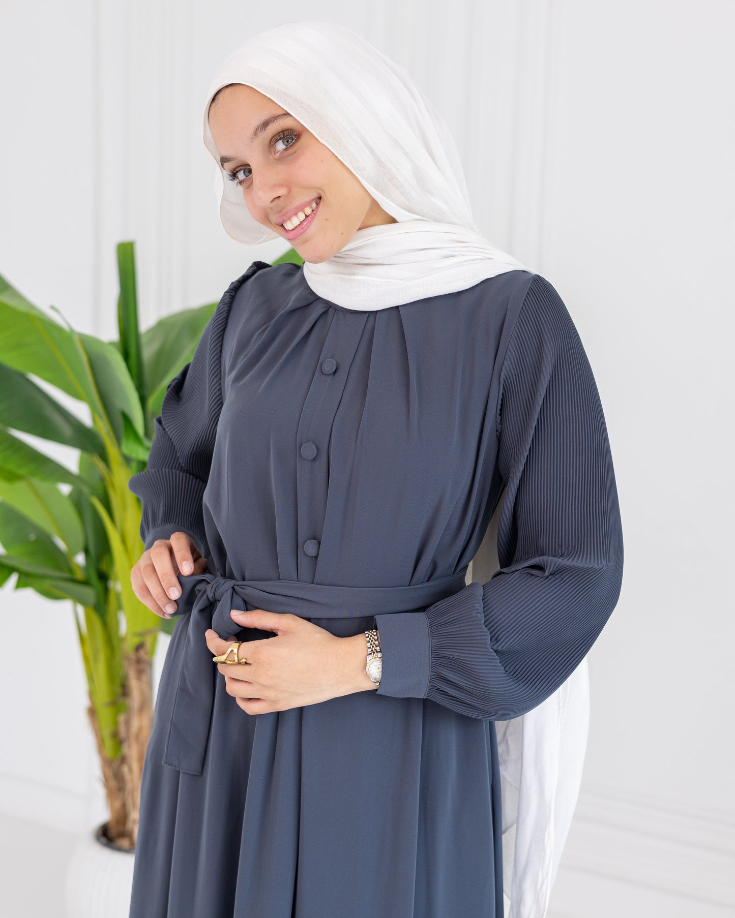 Perla Crepe Dress