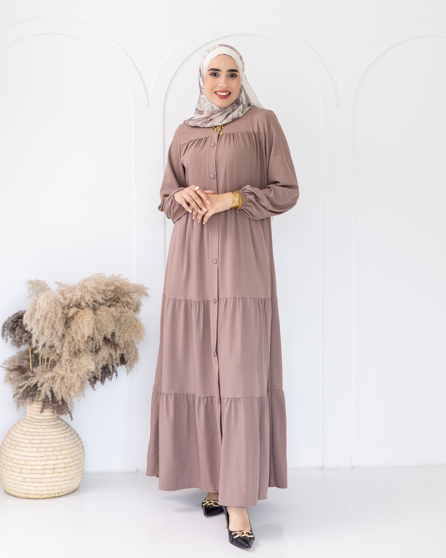 Jade Linen Dress