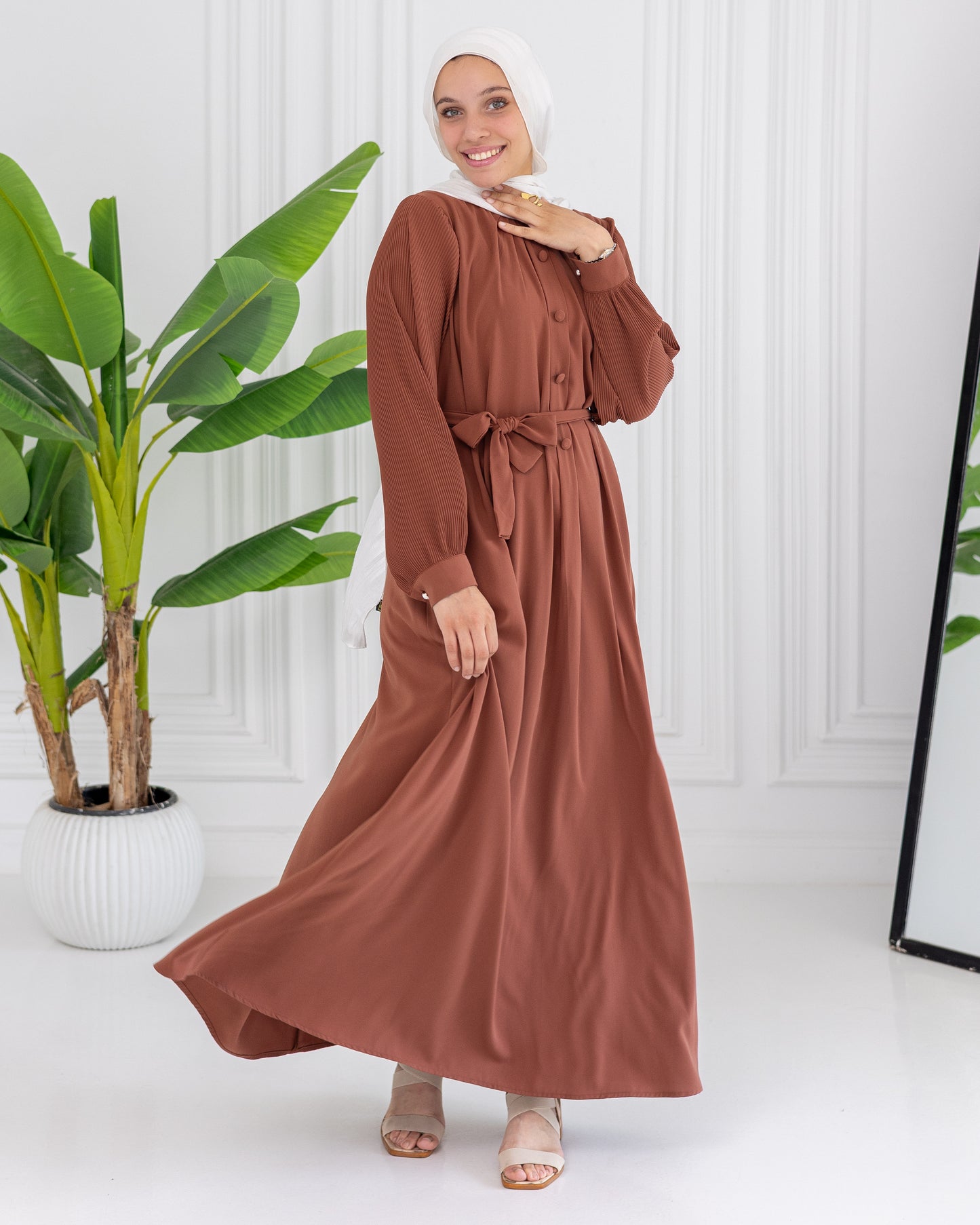 Perla Crepe Dress