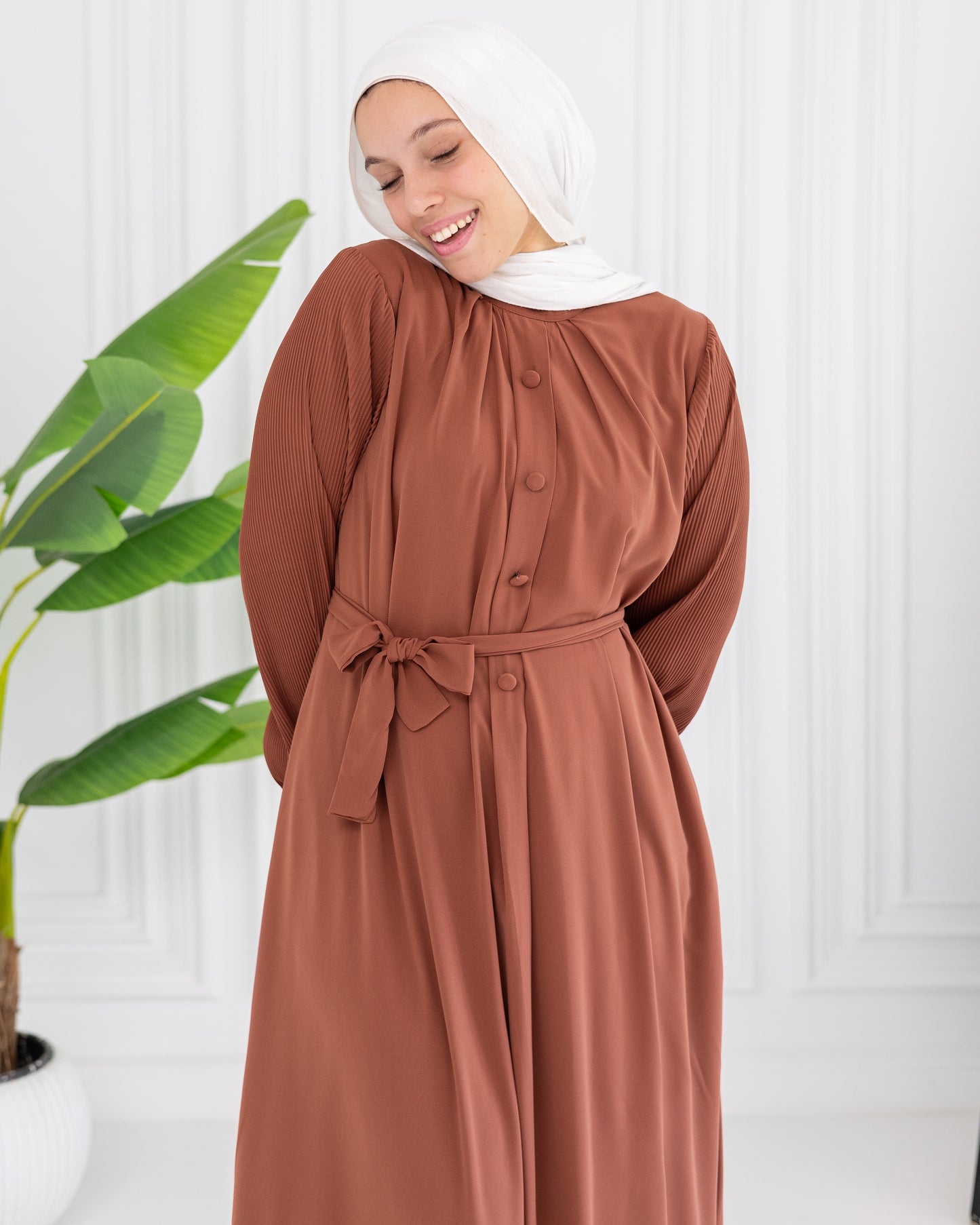 Perla Crepe Dress