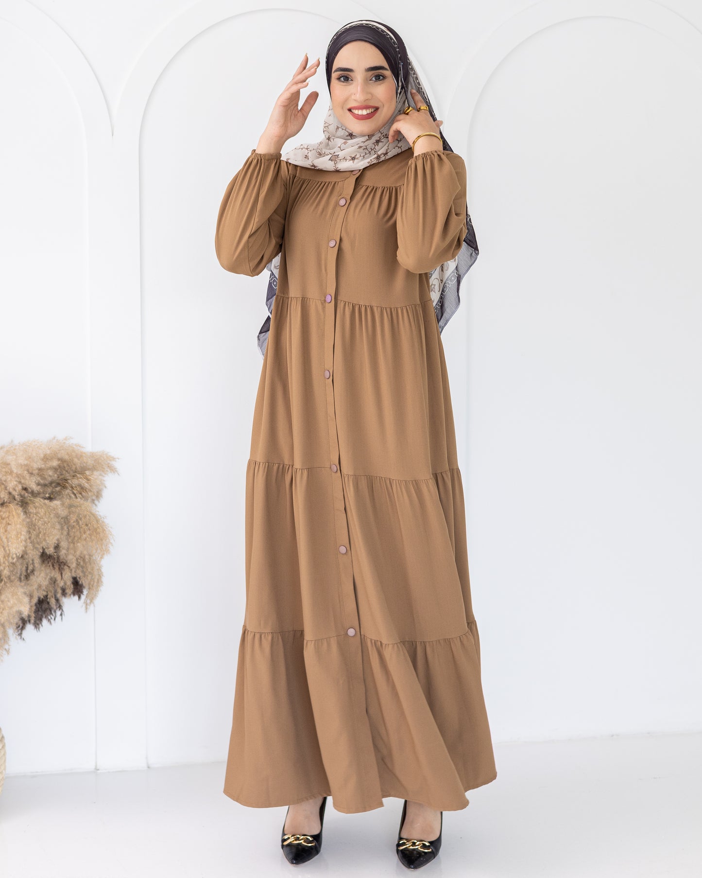 Jade Linen Dress