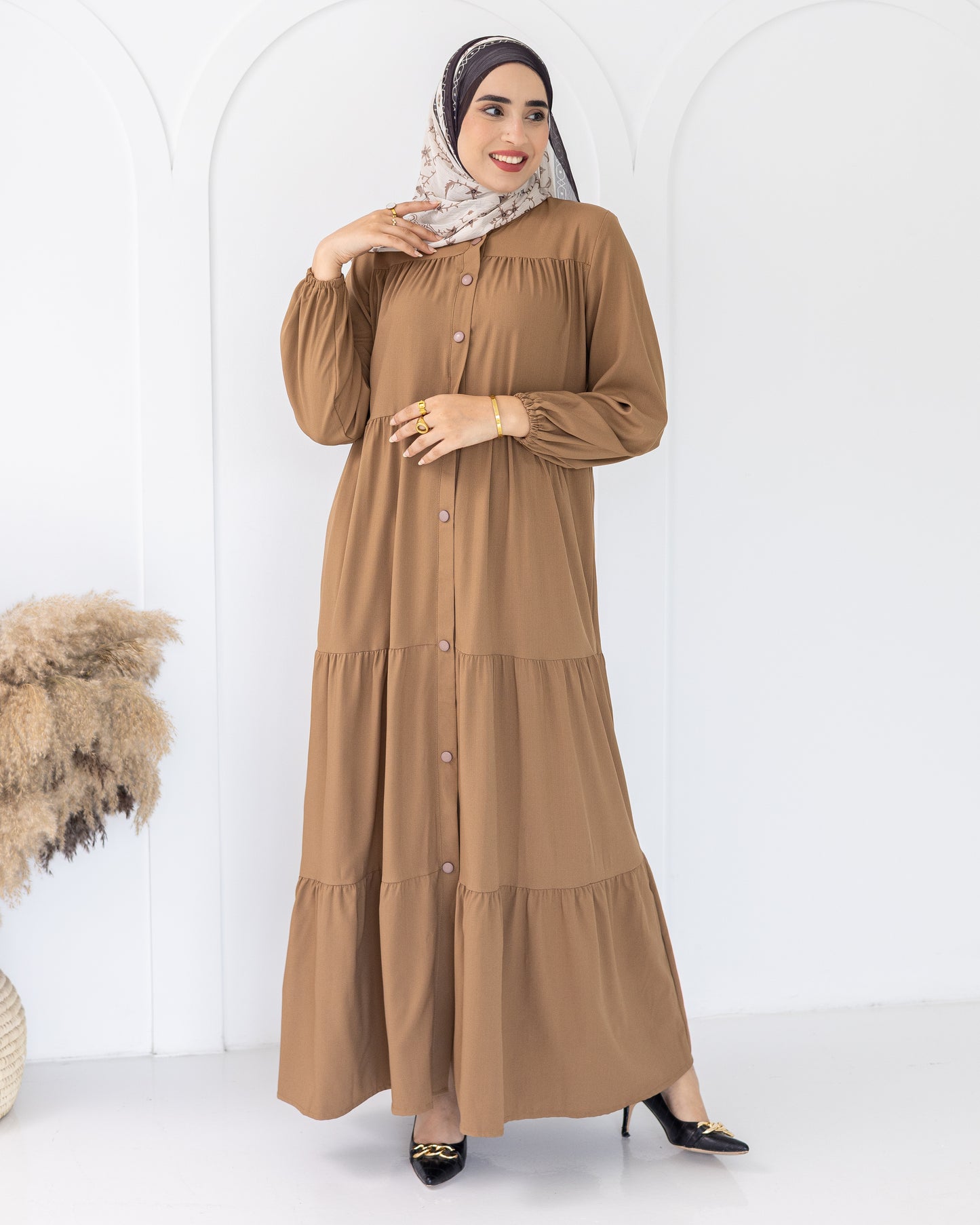 Jade Linen Dress