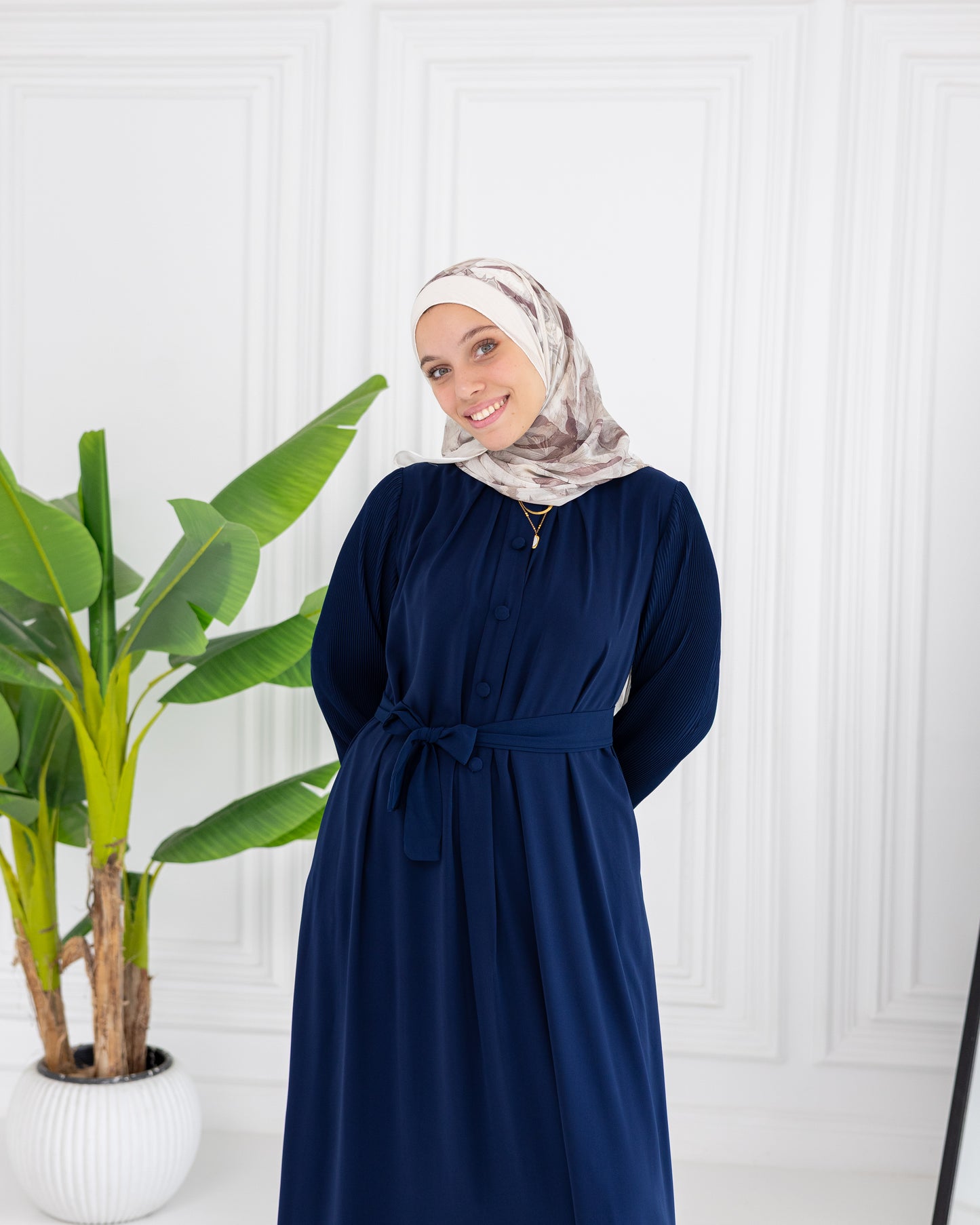 Perla Crepe Dress