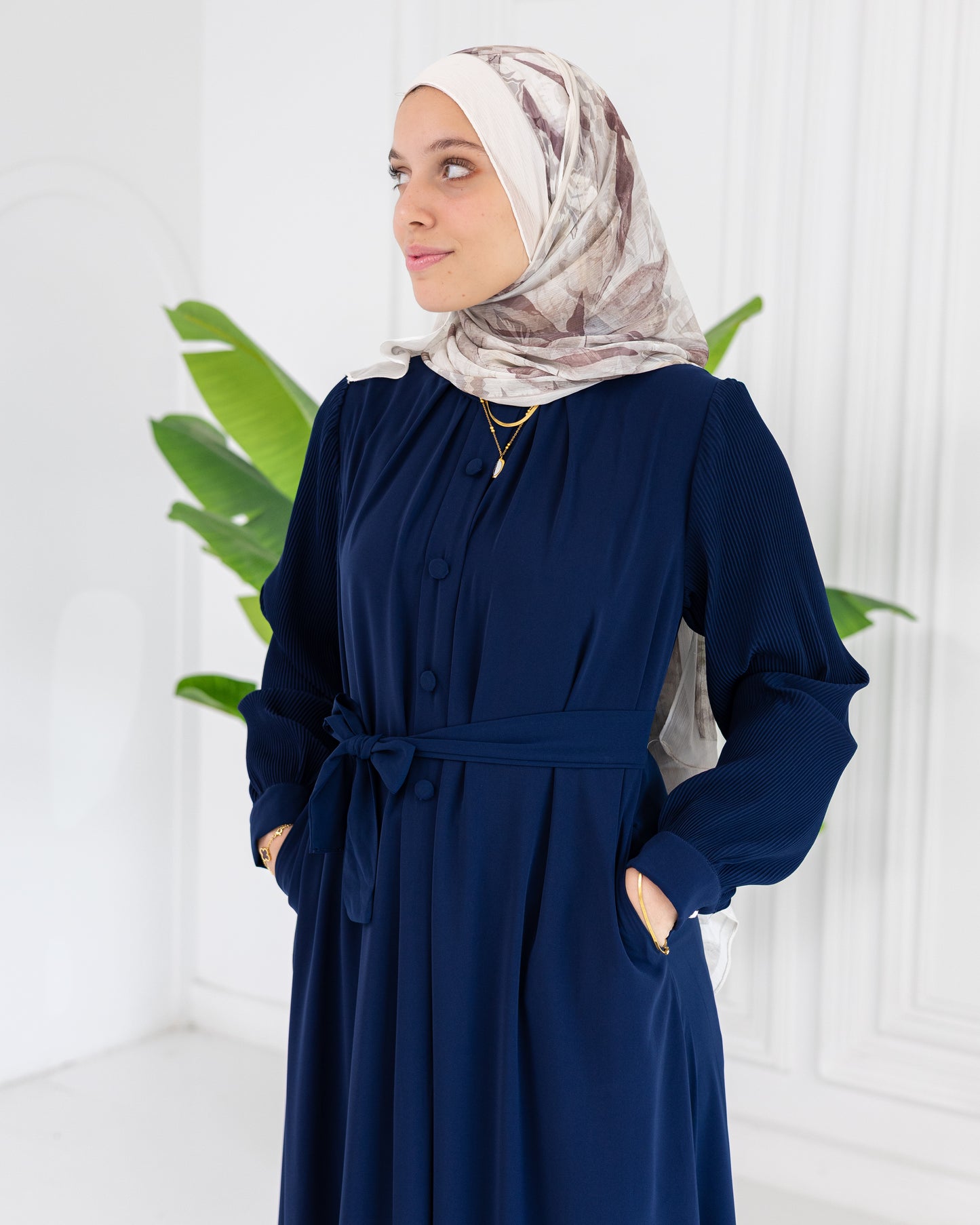 Perla Crepe Dress