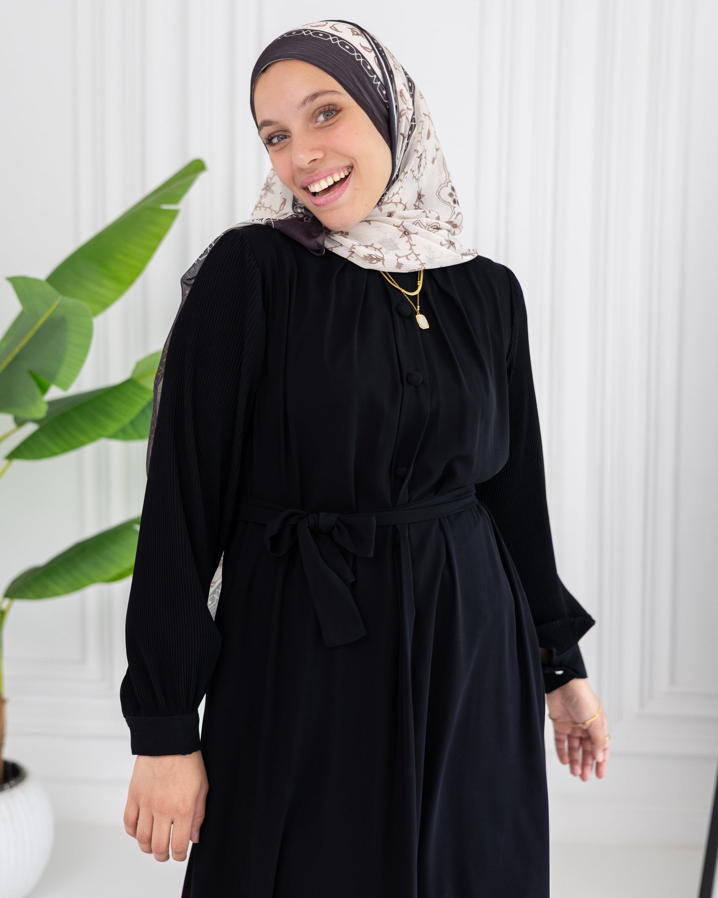 Perla Crepe Dress