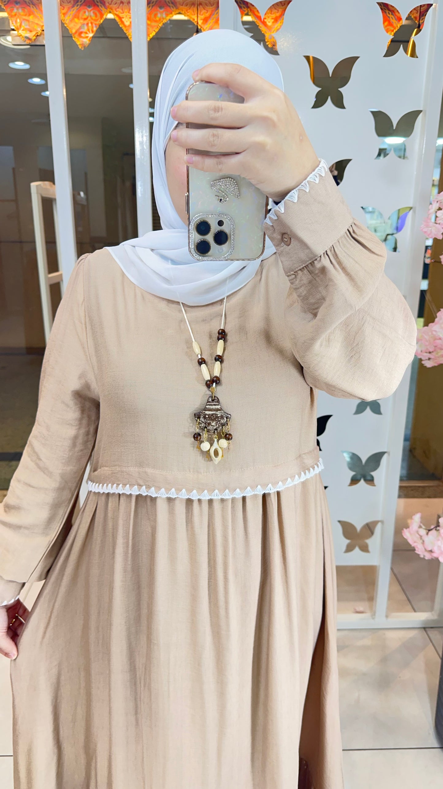 Linen Dress Beige