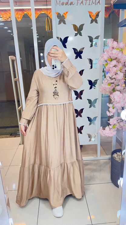 Linen Dress Beige