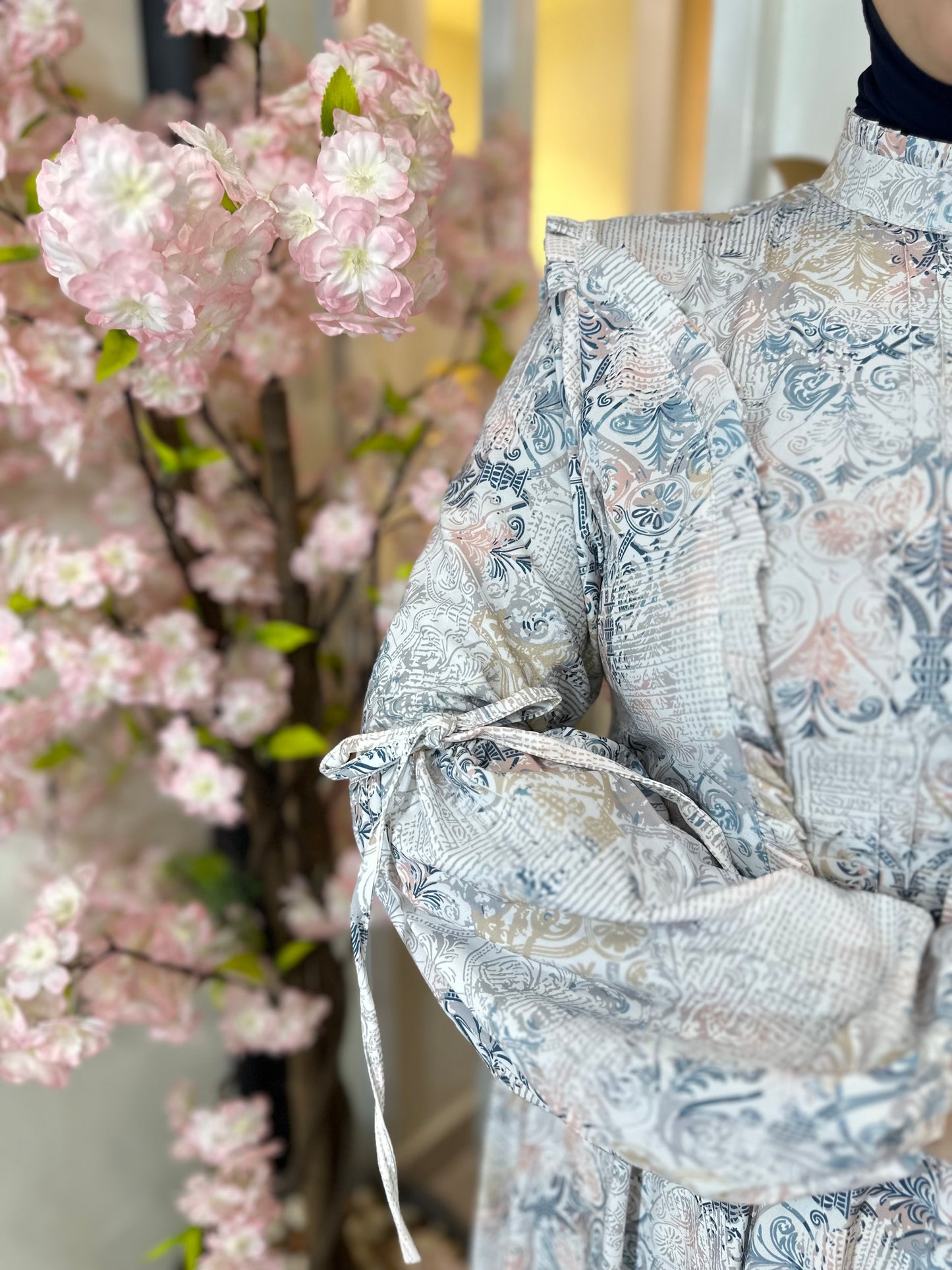 Marquise Soft Printed Dress Genzart*Pink