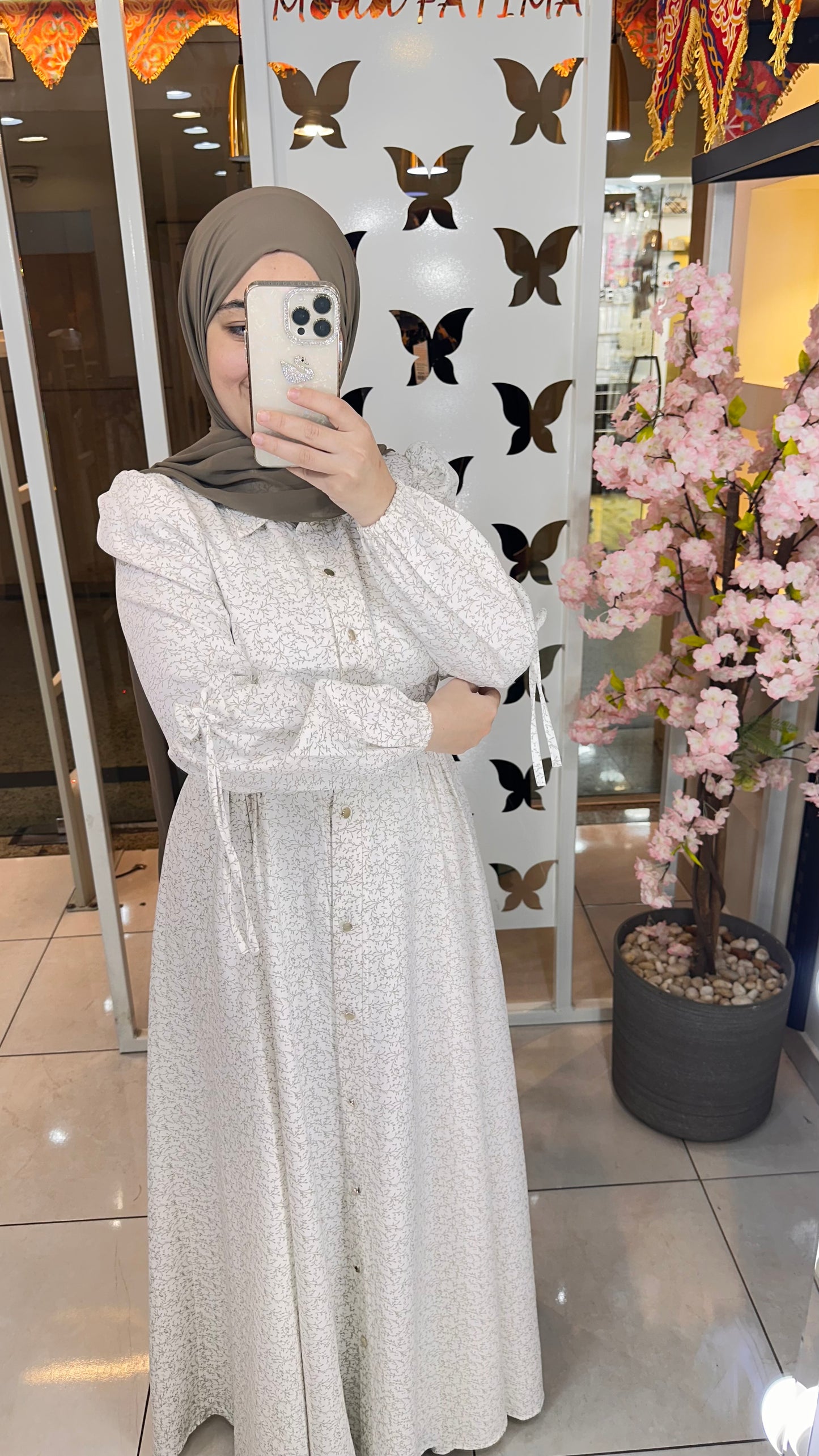 Ivy Rosaline Dress White*Cafe