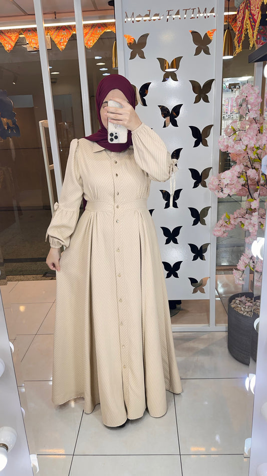 Ivy Rosaline Dress Beige